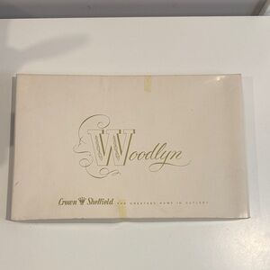 Vintage Crown Sheffield "The Miracle Edge" knife set.